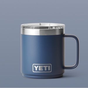 YETI Rambler 10 oz Stackable Mug with MagSlider Lid, Navy